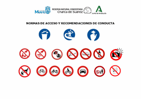 Normas de acceso y uso de R.N.C. “CHARCA DE SÚAREZ” en imágenes.
