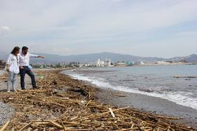 El Ayuntamiento pedirá a la delegación del Gobierno y a Costas una actuación en las playas de Motril para paliar los efectos del temporal